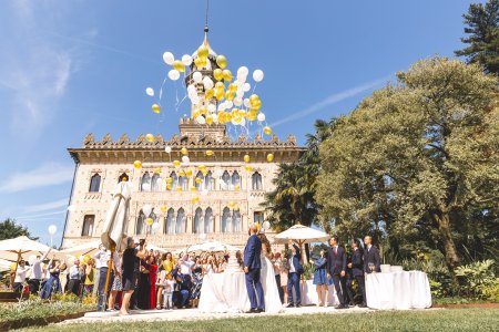 Album fotografici dei matrimoni svolti nella location Villa Crespi